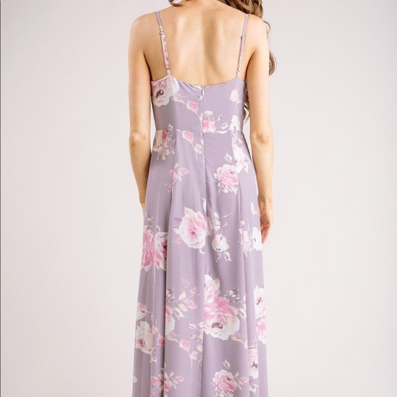 Maxi lavender Floral dress - Picture 1 of 4